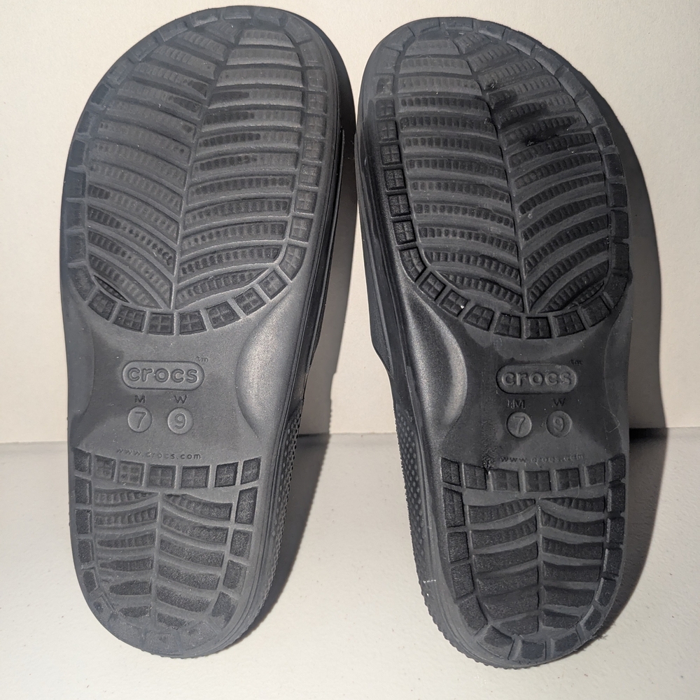 Crocs Black Slide Sandals - Picture 8 of 8